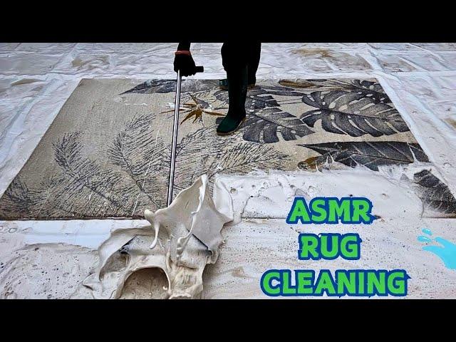 Washed one of my loyal client’s rug for FREE | asmr cleaning