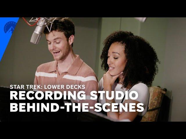 Star Trek: Lower Decks | Recording Studio Behind-The-Scenes | Paramount+