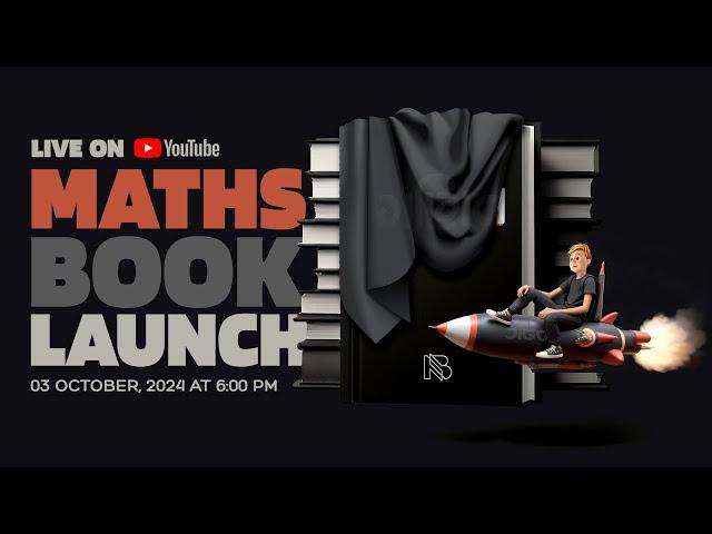 MATHS BOOK LAUNCH | 03 OCTOBER | NIRAJ BHARWAD |