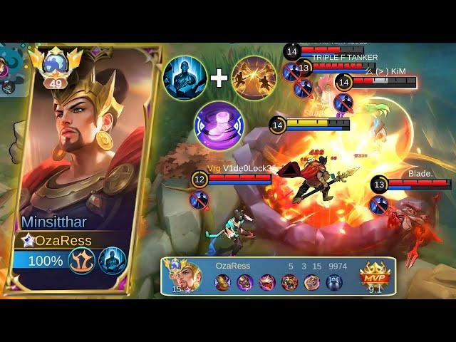 Revamped Minsitthar ROAMER!! Full Tank Gameplay - Mobile Legends Bang Bang