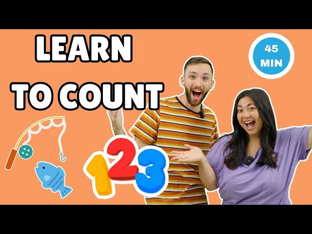 Learn To Count For Littles | Counting, Fishing, Crafts, Park, and Playing