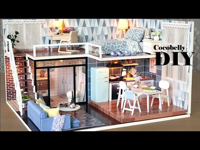 Blue Times DIY Miniature Dollhouse Crafts Relaxing Satisfying Video