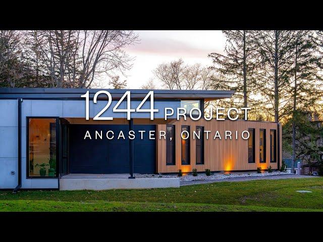 Midcentury Modern inspired Masterpiece in Ancaster, Ontario