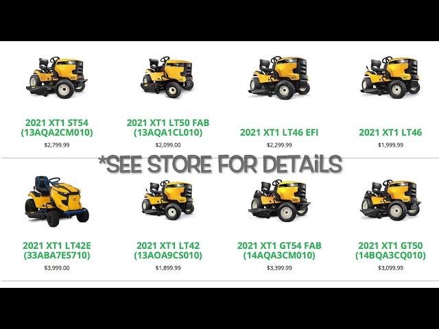 Save $100 on Select Cub Cadet XT1 Enduro Series Lawn Tractors!