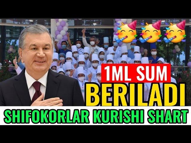 ️#Tezkor Shifokorlarga 1000 000 Sumdan Beriladi Ulgurib qoling