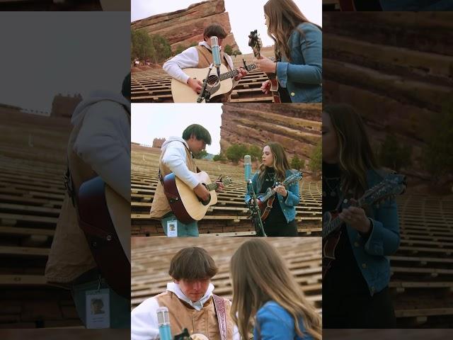 Sierra Hull + Wyatt Flores cover “Shake The Frost” by Tyler Childers at Red Rocks #livemusic #music