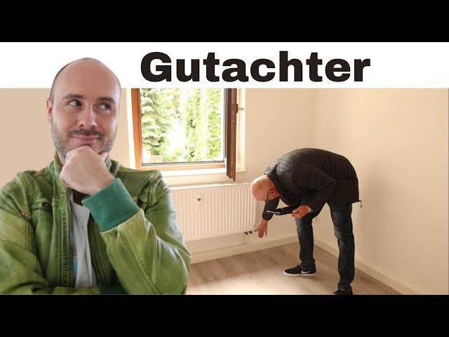 Live Besichtigung einer Immobilie mit Gutachter - worauf achtet er?