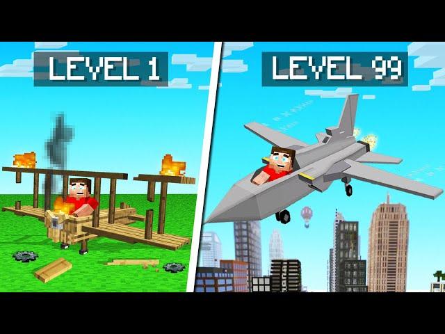 Minecraft BUT We’re Flying JET FIGHTERS!