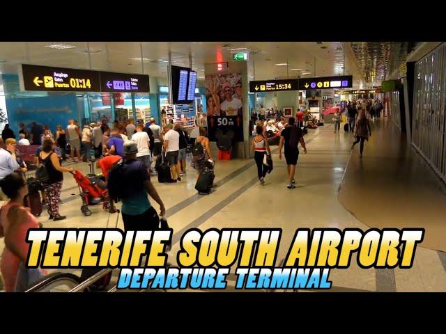 TENERIFE SOUTH AIRPORT - Departure Terminal (4k)