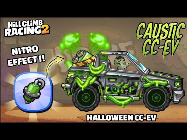 NITRO IN CC-EV?  NEW CAUSTIC CC-EV GAMEPLAY & CHALLENGES FOR YOU - Hill Climb Racing 2