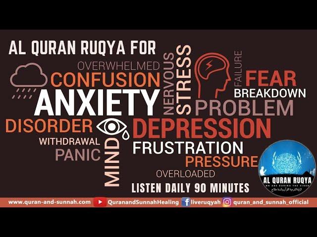 AL QURAN RUQYAH FOR ANXIETY, DEPRESSION, PANIC, STRESS, NERVOUS, CONFUSION, DISORDER, FEAR, FAILURE.