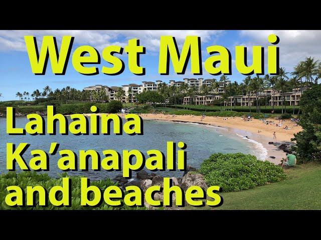 West Maui, Lahaina, Kaanapali and beaches, Hawaii