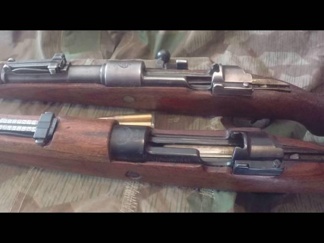 The difference Between a German Kar98K and a Yugoslavian M48 Mauser Rifle