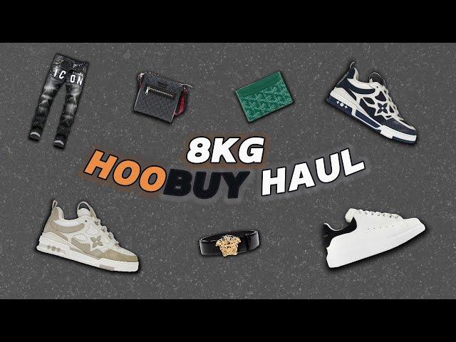 8KG HOOBUY HAUL TO ITALY UNBOXING (LV SKATE, DSQUARED, MCQUEEN, VERSACE, GUCCI, GOYARD)