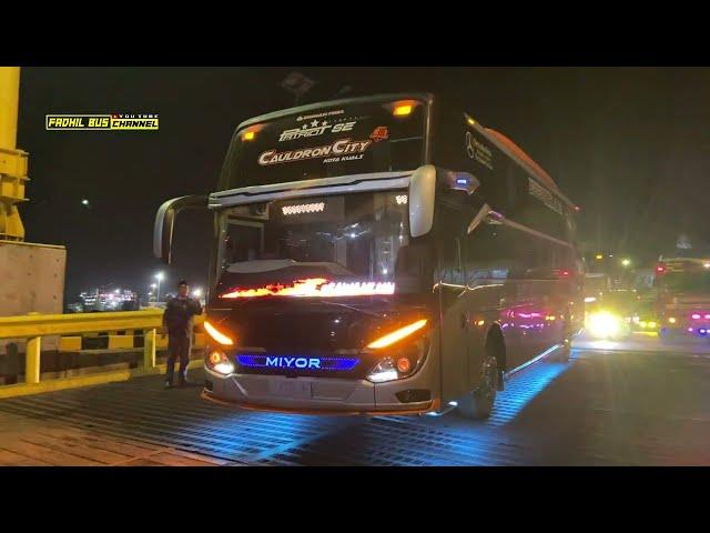 BUS MIYOR NYEBRANG DINI HARI || SILVIA CHANCAN AMBIL ALIH KEMUDI