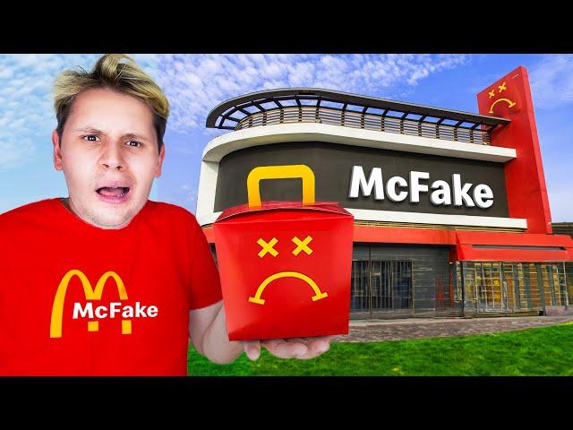 FAKE vs ORIGINAL! Ich teste FAKE FAST FOOD RESTAURANTS