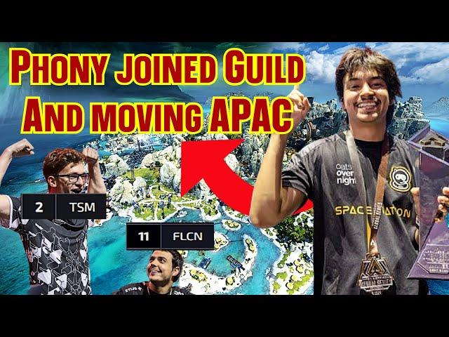 Phony GOT Signed by Guild E-sports And Moving APAC-S For BLGS and ALGS | Apex Legends