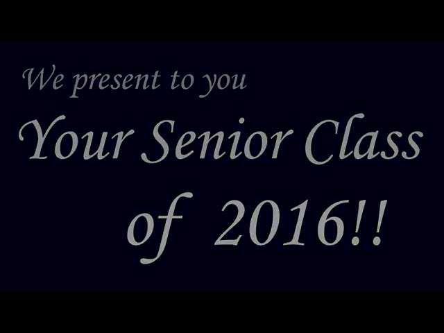 SCS SENIORS OF 2016