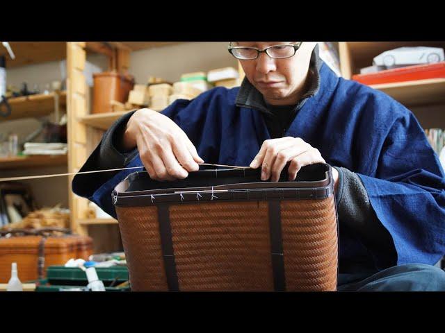 How to Craft a Bamboo Briefcase Made From a Single bamboo. 【Japanese Traditional Crafts】