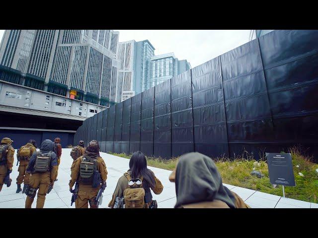 Government Tries to Hide a Zombie Outbreak by Building Huge Walls In The Middle of The City