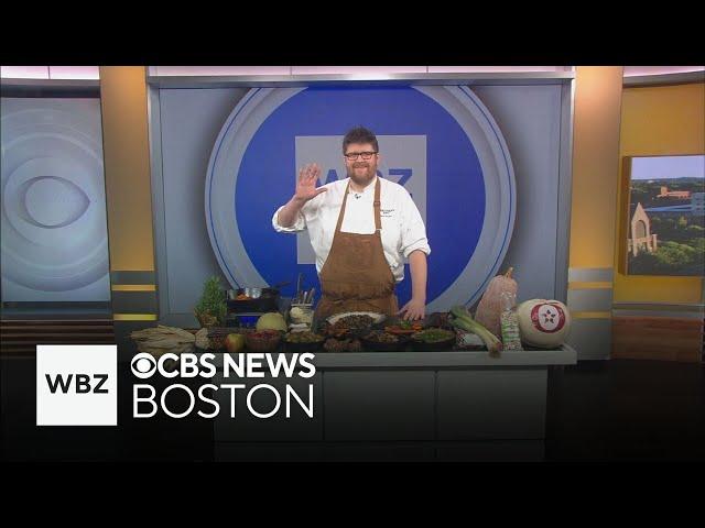 Cooking with pumpkins for Thanksgiving with Chef Marc Sheehan from the Northern Spy in Canton