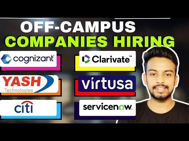 Cognizant, Citi, Amazon, Virtusa Biggest Hiring | OFF Campus Drive For 2024, 2023, 2022 Batch Jobs