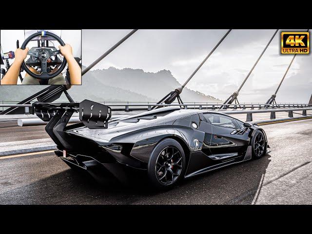 1200HP Lamborghini Essenza SCV12 | Forza Horizon 5 | Logitech g29 gameplay