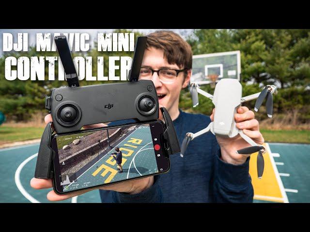 In Depth Look at How to Use a DJI MAVIC MINI CONTROLLER + HOW TO FLY IT! [For Beginners]