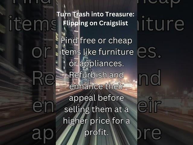 Unleash Your Inner Treasure Hunter Flipping on Craigslist will Blow Your Mind!