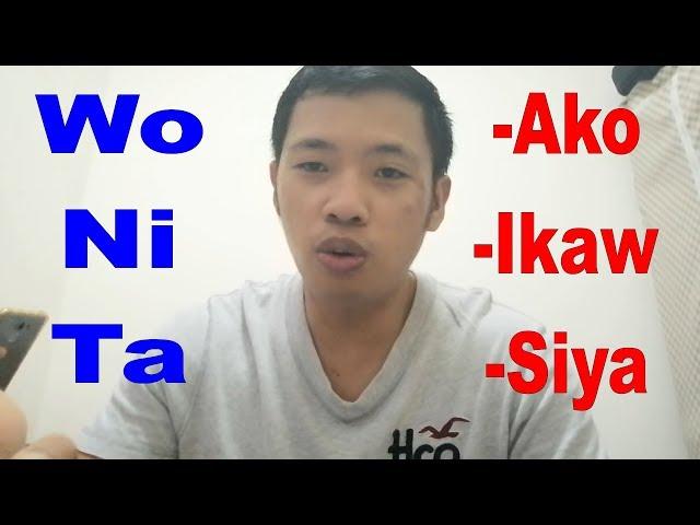 Learning Mandarin: Basic Pronoun (Tagalog Version)