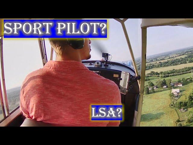 Is a Light Sport Pilot certificate for you? Flying to work!