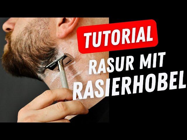 RASIERHOBEL Tutorial 🪒 Richtig rasieren mit einem RASIERHOBEL | Für Anfänger & Fortgeschrittene