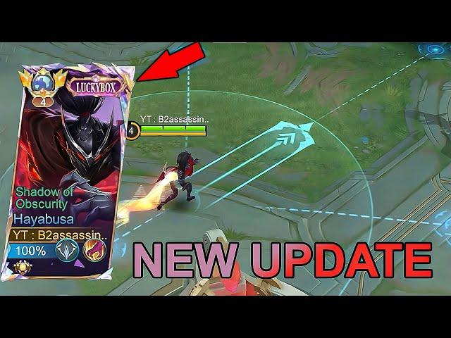 NEW UPDATEHAYABUSA UPDATE BEST COMBO 1HIT-Mobile Legends