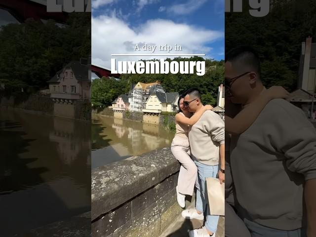 #shorts A day trip in Luxembourg #vlog#travel#tips#food#foodie