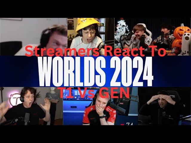 Streamers React to the GREATEST Series Ending Team Fight at Worlds 2024 Day 20!