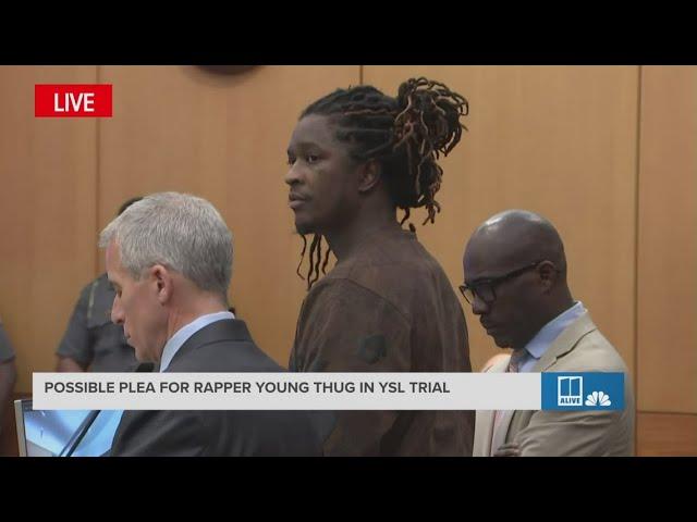 Young Thug enters a non-negotiated plea of guilty, state recommends sentencing