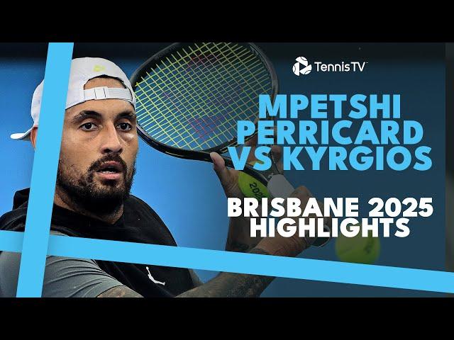 Nick Kyrgios Returns To Singles Action! | Brisbane 2025 Highlights