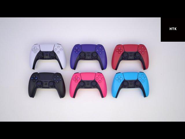 Unboxing All Colors PS5 Controller (Galactic Purple, Starlight Blue, Nova Pink, Cosmic Red & Black)