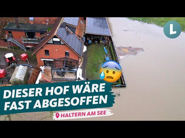 Landwirt rettet seinen Hof vor Hochwasser | WDR Lokalzeit Land.Schafft.