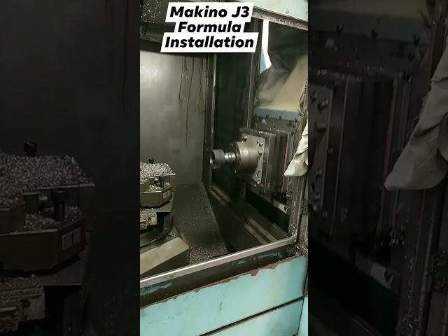 MAKINO HMC J3 FORMULA RUNNING LIKE A ROBOT VERY FAST FANUC CONTROL
