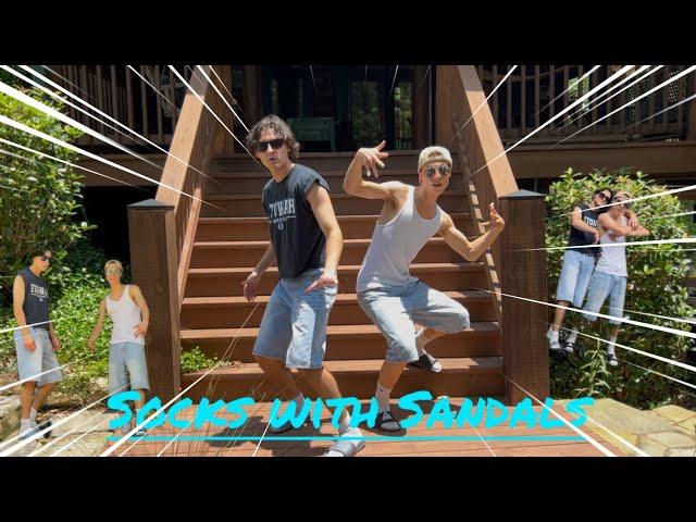 Socks with Sandals So Random Reenactment #funny #bestfriends #viralvideo