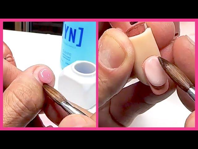 YN NAIL SCHOOL -  Acrylic Nail Tutorial | Preparation Application & Finishing