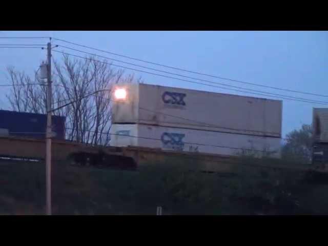 CSX Q156 Train Eastbound