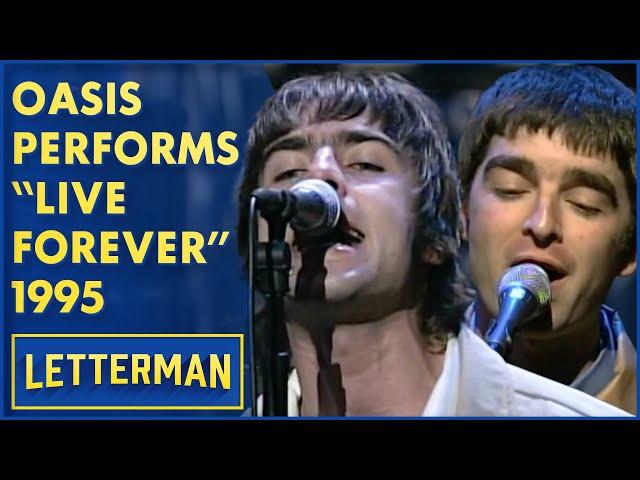 Oasis - "Live Forever" (1995) | Live On Letterman