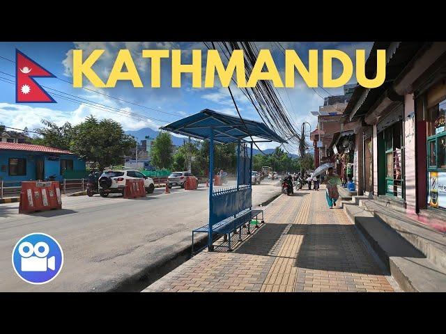 Walking in Brand NEW Footpaths in KATHMANDU Capital City After BALEN Action in Nepal