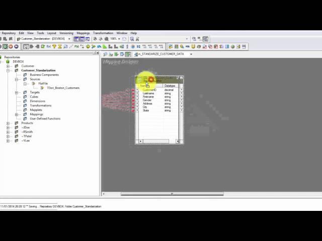 Beginners Informatica Powercenter - Create your first mapping tutorial 3