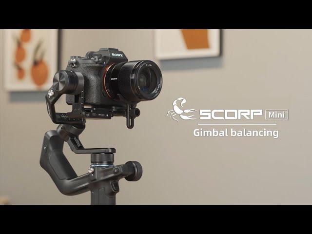 Feiyu SCORP-Mini ▏Gimbal Balancing & Setup ▏ FeiyuTech Tutorial Video