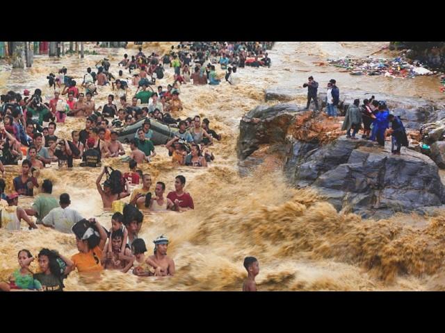 Horror! Massive destruction, floods and landslides! Storm Trami hits the Philippines