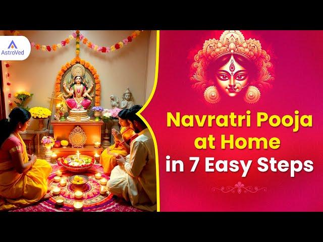 Navratri Pooja at Home in 7 Easy Steps