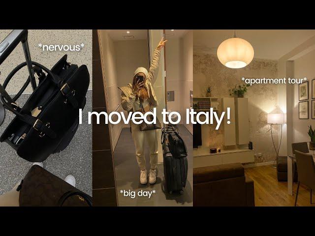 I moved to Italy! preparing for the BIG DAY + moving day vlog 